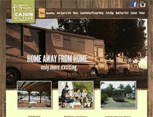 Tablet Screenshot of cajunrvpark.com